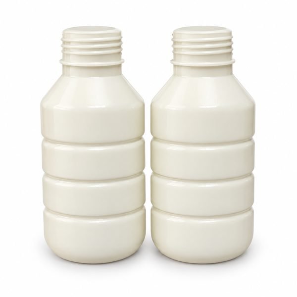 White Animal Health Bottle