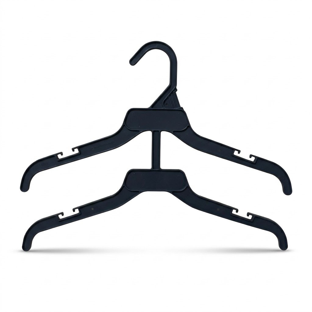 Ribbed Neck Notched Top Hanger