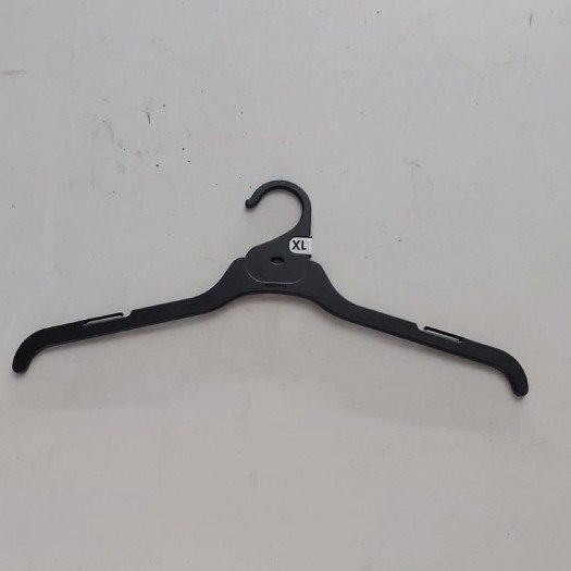 Black garment hanger
